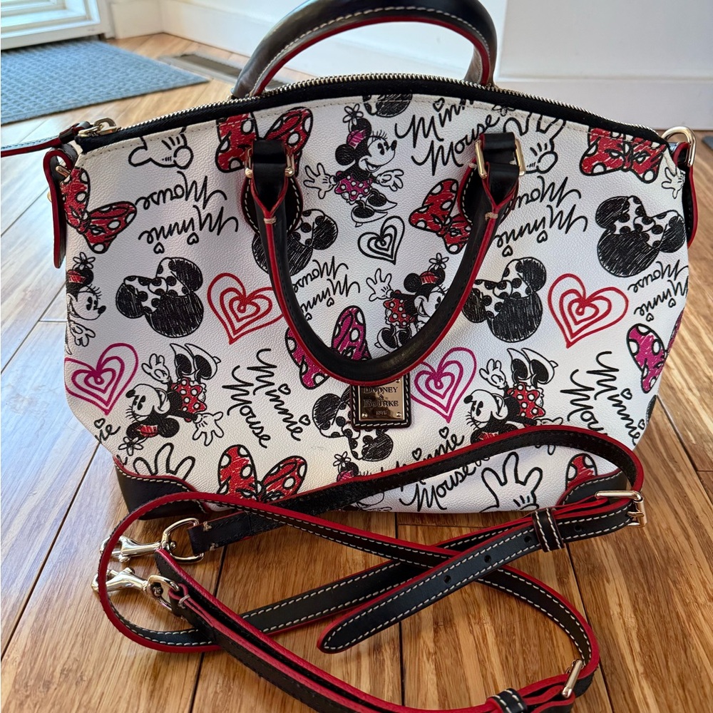 Dooney & Bourke Disney Minnie Mouse Hearts & Bows Satchel